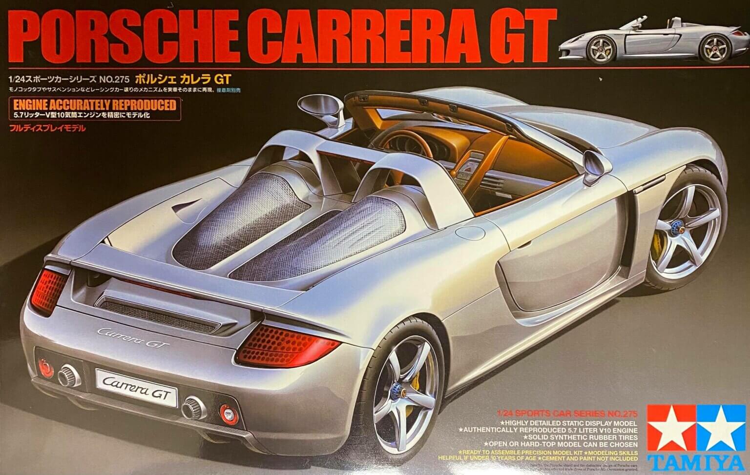 Scale Tamiya Porsche Carrera Gt Model Kit Kent Models