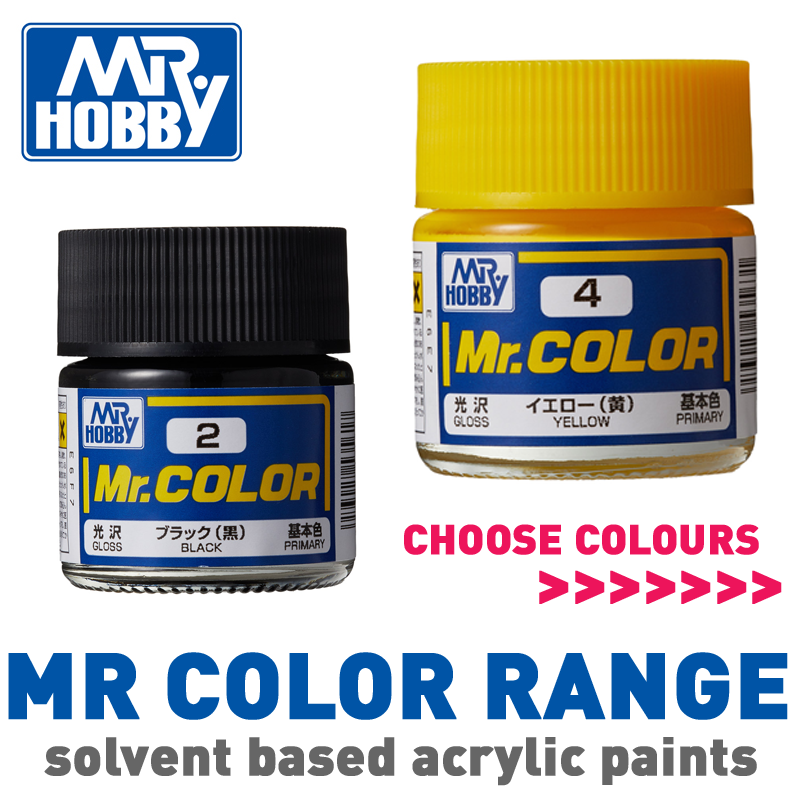 Download Mr Hobby Mr Color SOLVENT Based Paint 10ml Jars - Choose ...