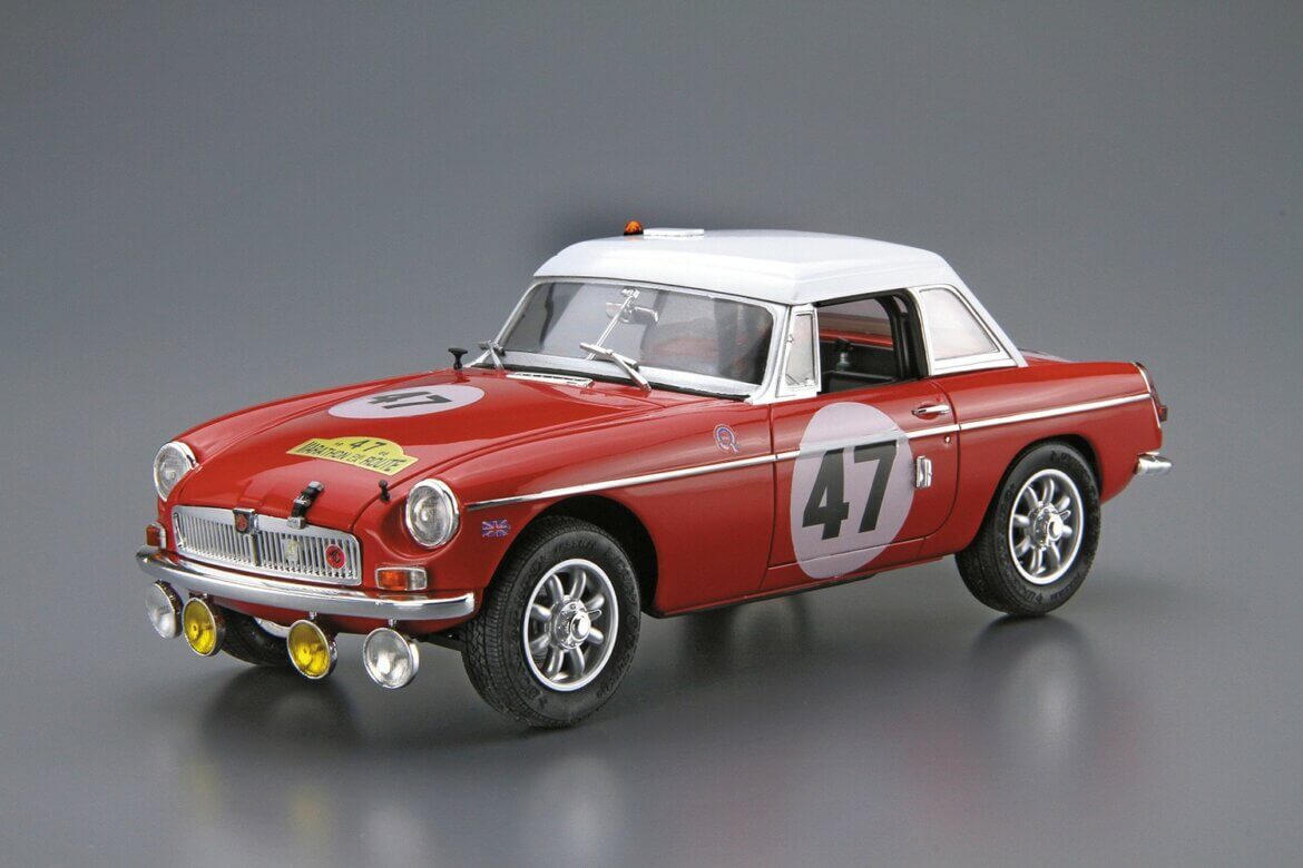 1:24 Scale Aoshima MG MGB Club Rally - Kent Models