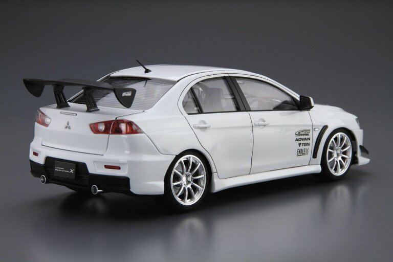 1:24 Scale Aoshima Mitsubishi C-WEST CZ4A Lancer Evolution X Evo10 ...